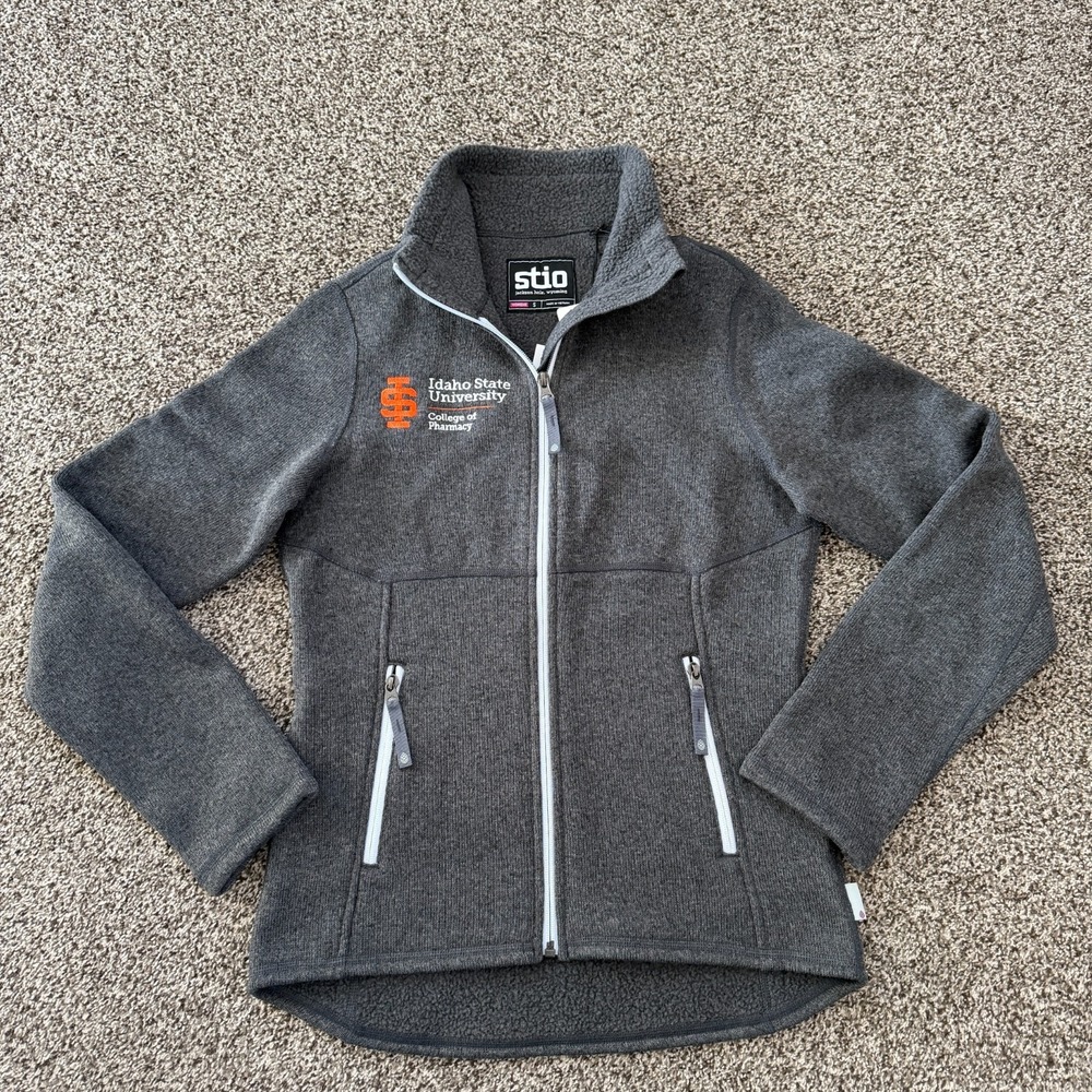 Stio Sweetwater Fleece Jacket Women's S  New Gray Full Zip Hiking Outdoor